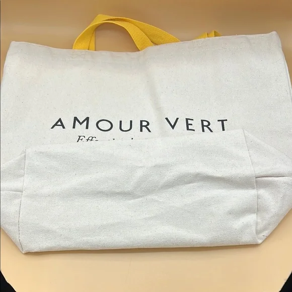Amour Vert Canvas Large Tote Bag - Picture 2 of 5